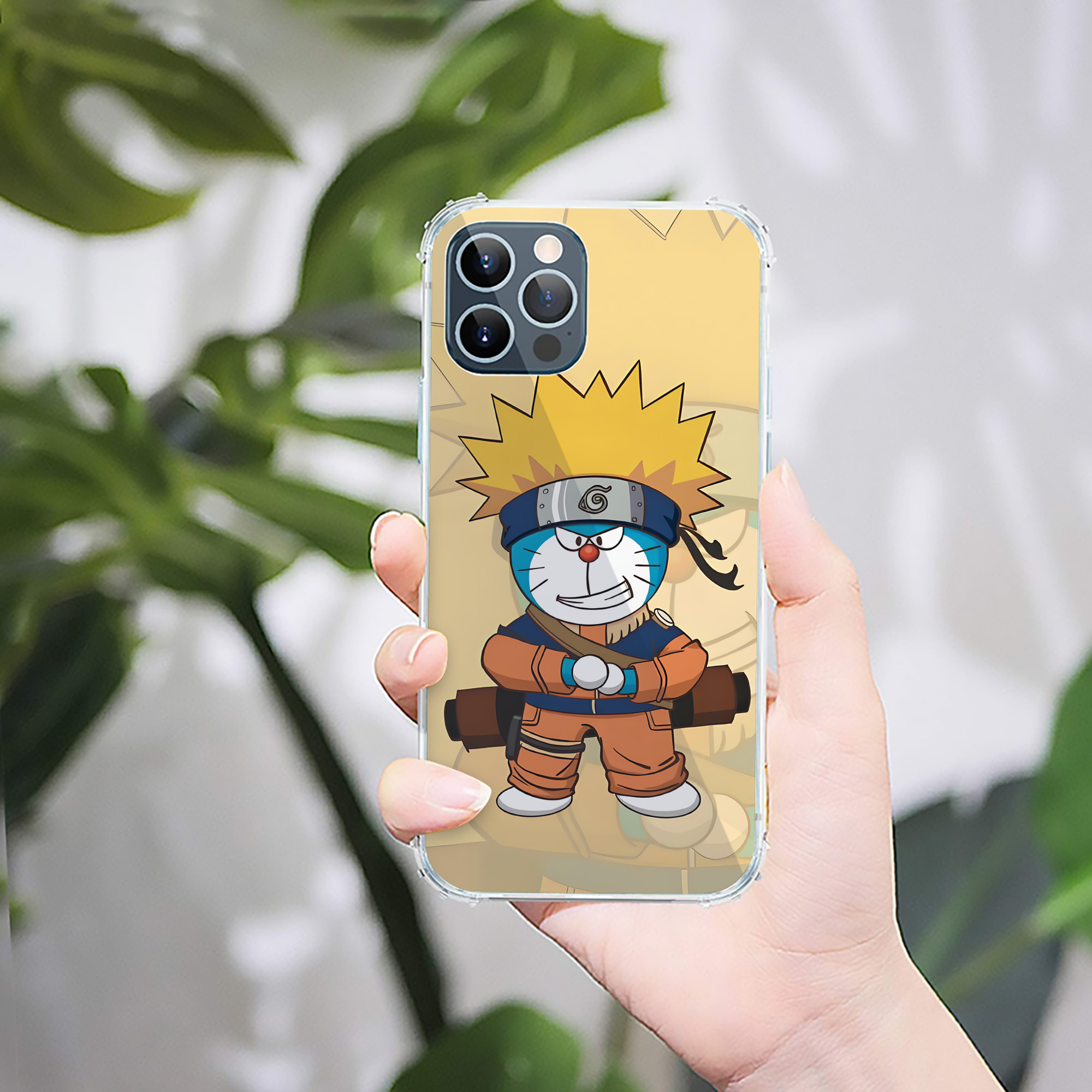 （画像用） ドラえもん Doraemon 【iPhone 12シリーズ対応】透明スマホケース（クリアソフトケース）